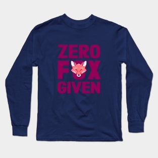 Zero Fox Given Long Sleeve T-Shirt